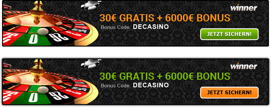 winner casino bonus code fuer gratis 30 euro